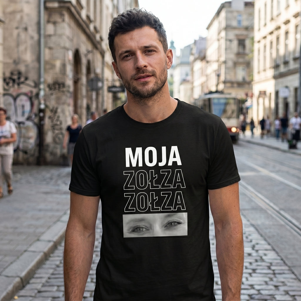 Personalizowana koszulka tshirt TYLKO TY i zdjęcie oczu